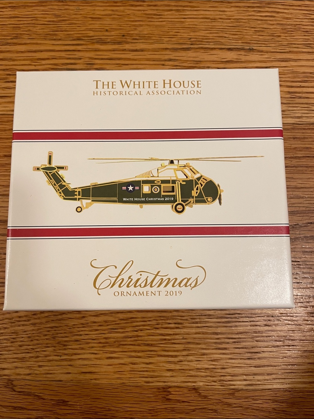 2019 Green & Gold Christmas Ornament